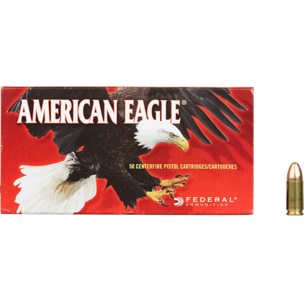 American Eagle 9mm Luger 124-Grain Centerfire Handgun Ammunition
