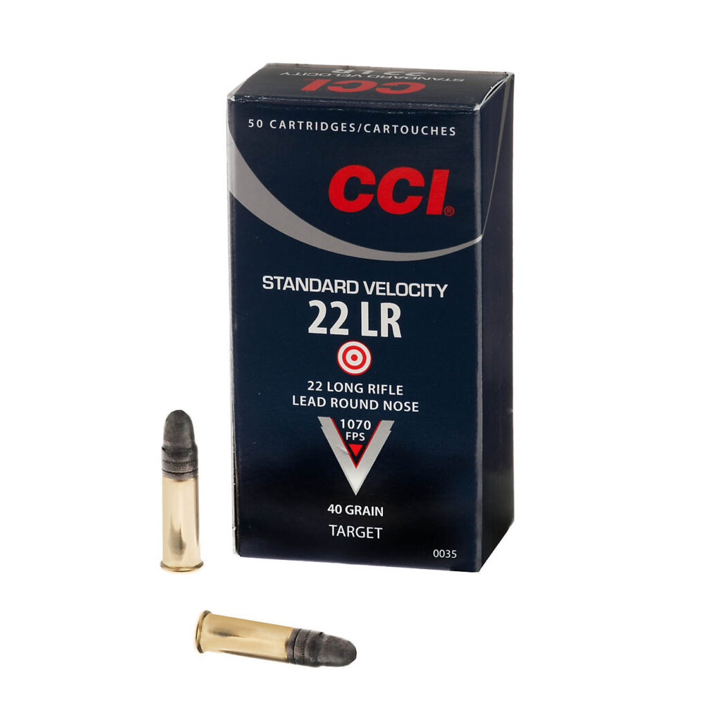 CCI® Standard Velocity .22 LR Caliber 40Grain Rimfire Ammunition