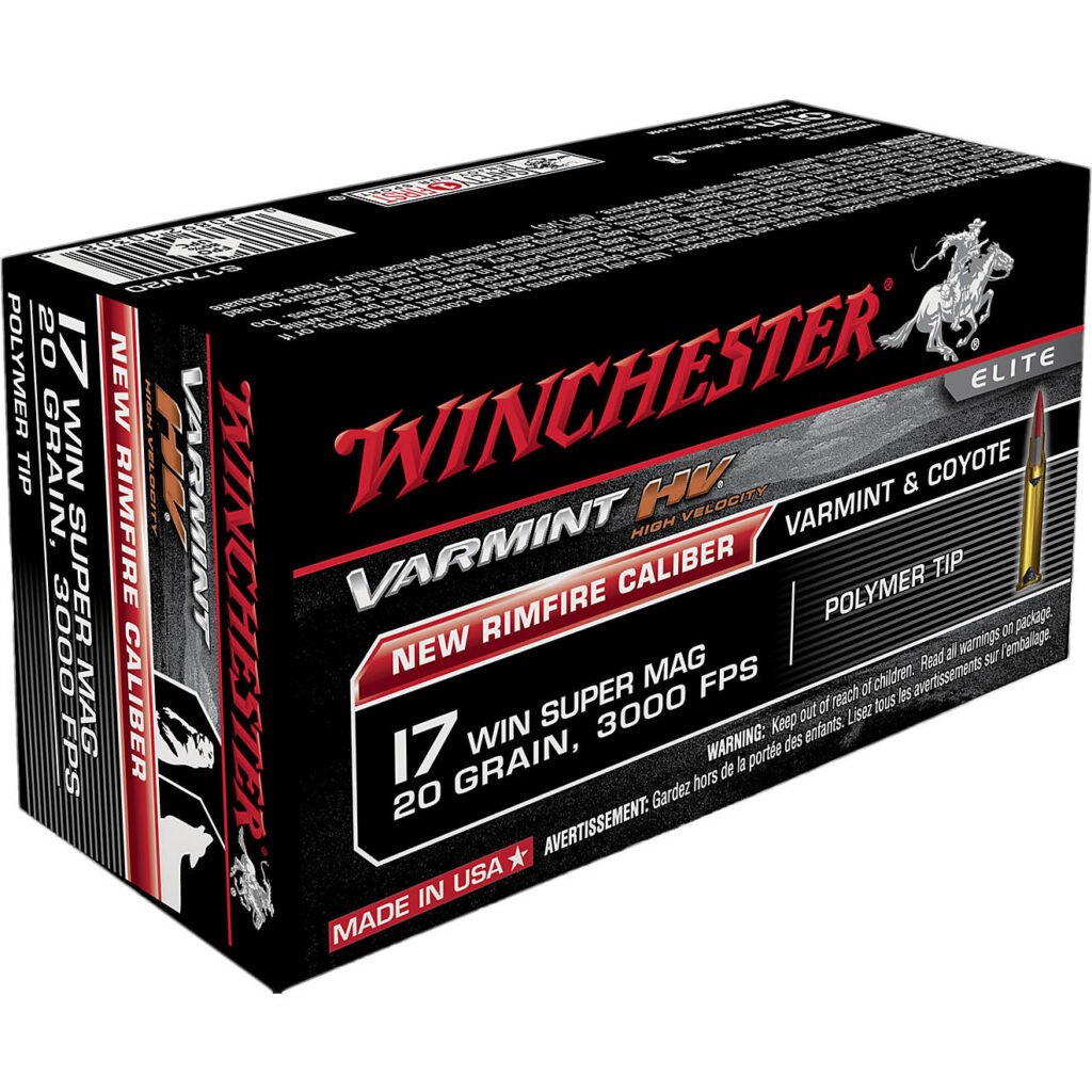 Winchester Varmint HV .17 WSM 20-Grain Rimfire Rifle Ammunition - Ammo ...