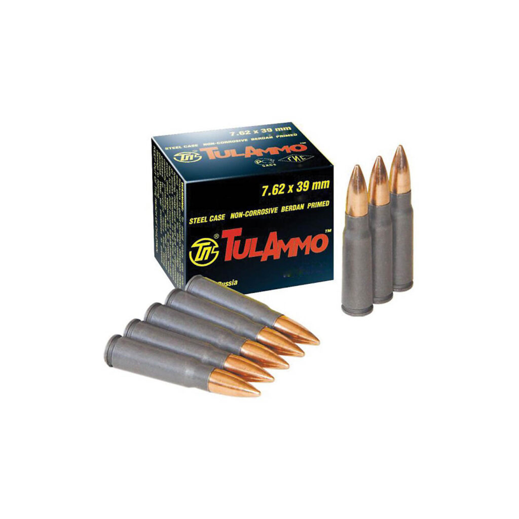 Buy TulAmmo 7.62 x 39mm 122-Grain Centerfire Rifle Ammunition - Ammo ...