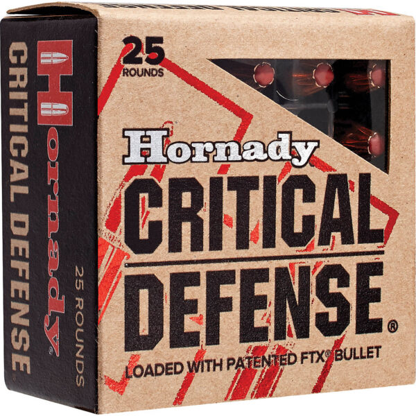 Hornady FTX Critical Defense .380 Automatic 90-Grain Handgun Ammunition