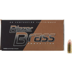 Blazer Brass 9mm Luger 115-Grain FMJ Centerfire Pistol Ammunition