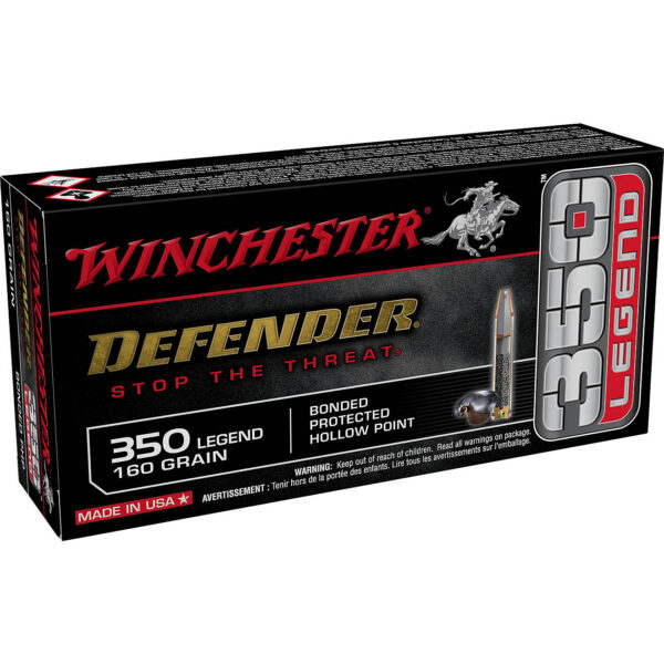 Winchester Defender Bonded PHP .350 Legend 160-Grain Ammunition