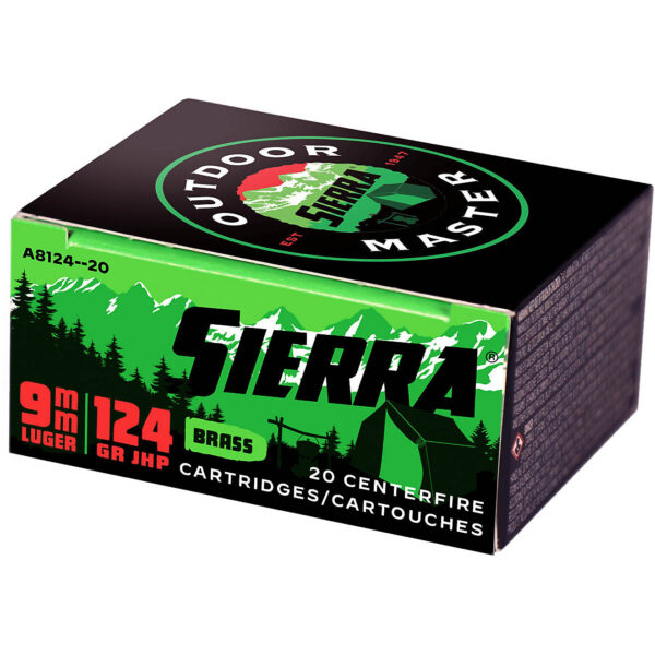Sierra Outdoor Master 9mm Luger Cartridges