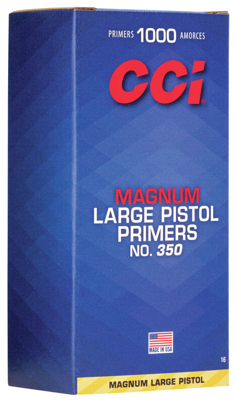 CCI #350 Large Pistol Magnum Primers (1000)