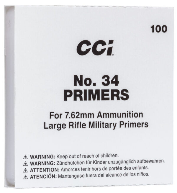 CCI #34 7.62mm Military Primers