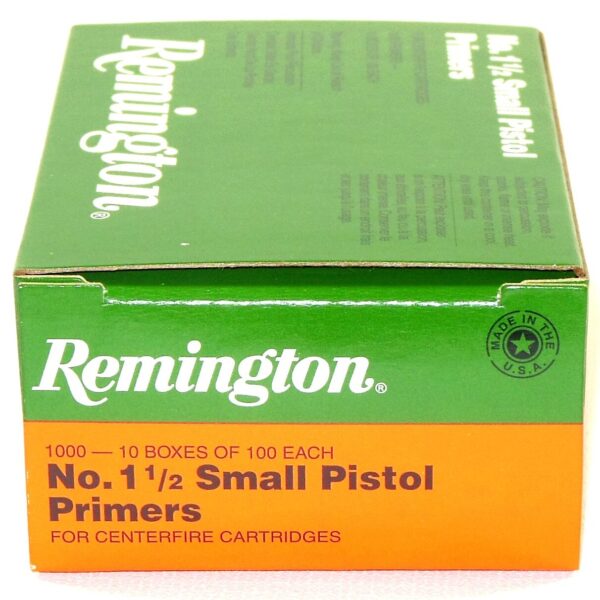 Remington 1 1/2 Small Pistol Primers (1000 ct box)